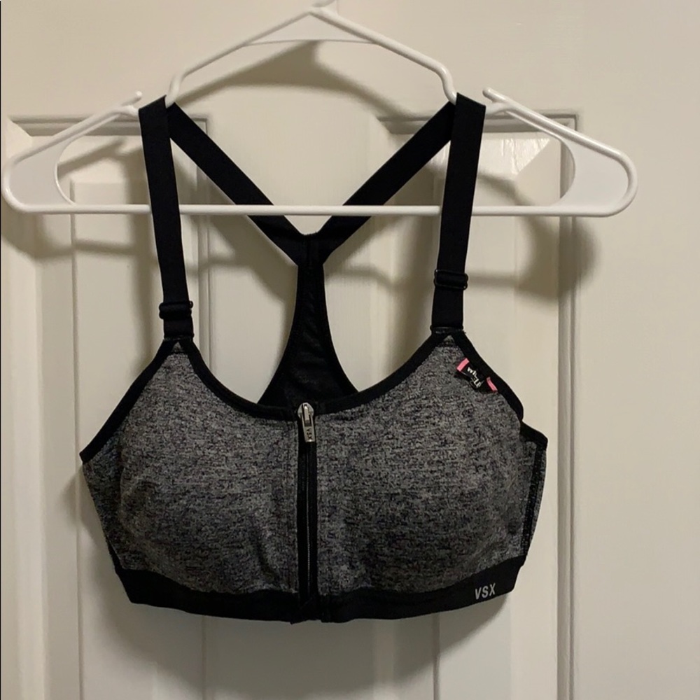 Victoria Secret wireless front-zip sports bra 34C
